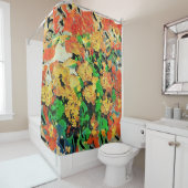 Retro olieverfschilderij: Van Gogh Monet Douchegordijn (In situ)