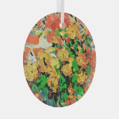 Retro olieverfschilderij: Van Gogh Monet Glas Ornament (Voorkant Rechts)