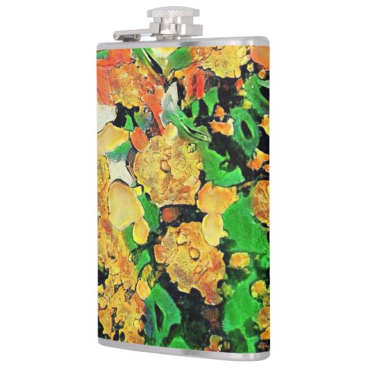 Retro olieverfschilderij: Van Gogh Monet Heupfles (Links)