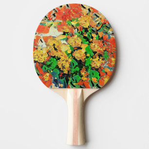 Retro olieverfschilderij: Van Gogh Monet Tafeltennisbatje