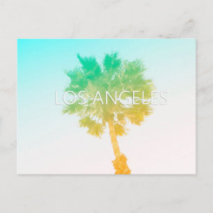 Retro  Ombre Los Angeles Post Card Briefkaart
