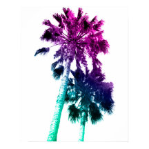 Retro  Ombre Pop Art Los Angeles Print