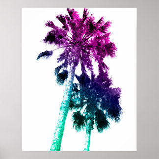 Retro  Ombre Pop Art Los Angeles Print