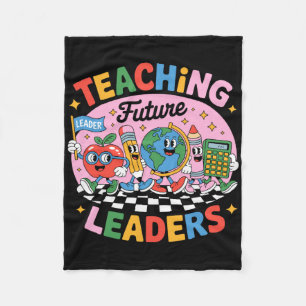 Retro onderwijs toekomstige leiders leuk terug naa fleece deken