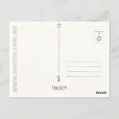 Retro One.Tel Telephone Box Briefkaart (Achterkant)