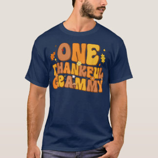 Retro One Thankful Grammy Herfst Autumn Happy Beda T-shirt