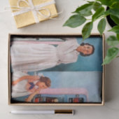 retro  ontkoppelingsvrouw keuken tissuepapier (Geschenk)