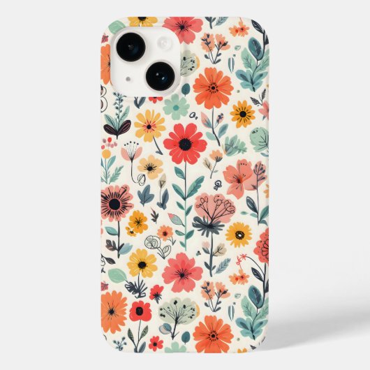 Retro Ontmoet Modern Case-Mate iPhone Case (Achterkant)