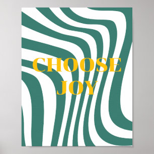 Retro ontwerp, Choose Joy Poster