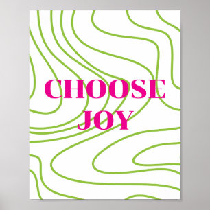 Retro ontwerp, Kies Vreugde Poster