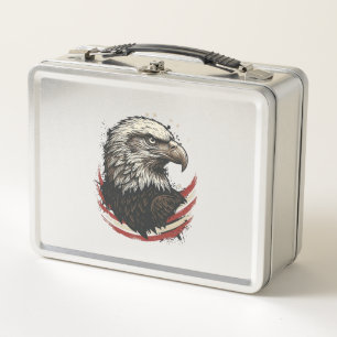 Retro ontwerp met gravure van Amerikaanse adelaar
