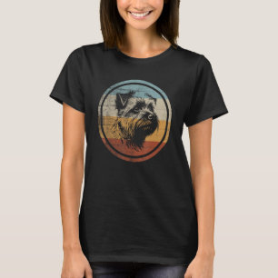 Retro ontwerp Norfolk Terrier Dog 2 T-shirt