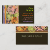 Retro ontwerp profielkaarten visitekaartje (Voorkant / Achterkant)