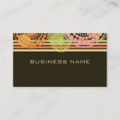 Retro ontwerp profielkaarten visitekaartje (Achterkant)