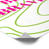 Retro ontwerp, Wees dapper Poster (Hoek)