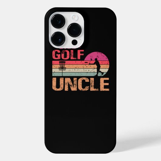 Retro  oom Disc Golf Frisbee Frolf oom iPhone Hoesje (Achterkant)