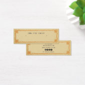 Retro Oorbel Hoops Stud Mini Kaart (Bureau)