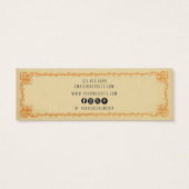 Retro Oorbel Hoops Stud Mini Kaart (Achterkant)