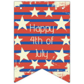 retro op 4 juli vlaggetjes (Eerste vlag)