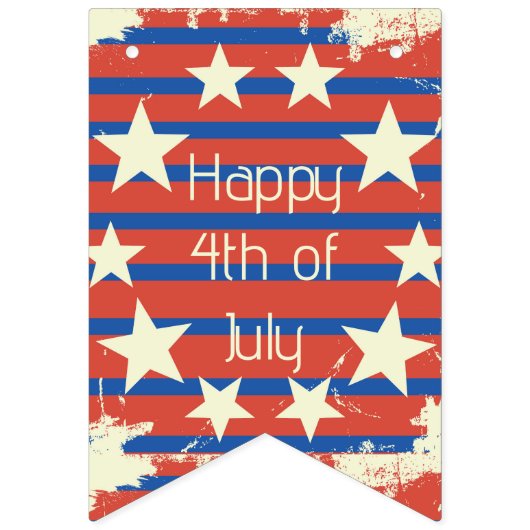 retro op 4 juli vlaggetjes (Derde vlag)