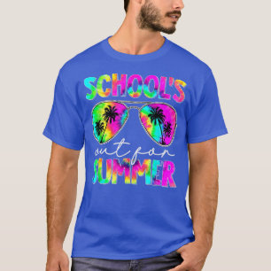 Retro op de laatste dag van de schoolschool uit vo t-shirt