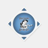 Retro  op welk nummer staan we? servetten (Hoek)