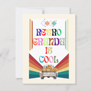 Retro Opa Is Cool Briefkaart