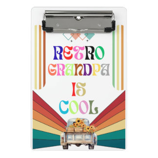 Retro opa is geweldig mini klembord