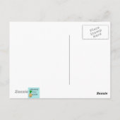 Retro Open House Party-Briefkaart Briefkaart (Achterkant)