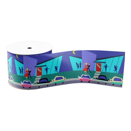 Retro Open House Party Grosgrain Lint (Spoel)