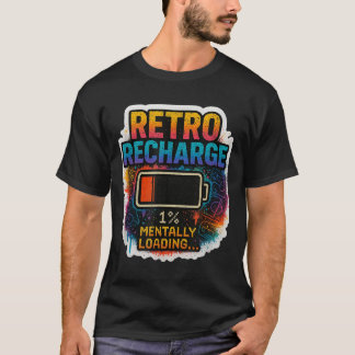 “retro Opladen – Geestelijk aan het Laden…” T-shirt