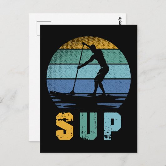 Retro-oploopvlak voor SUP-standaard Briefkaart (Voorkant / Achterkant)