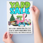 Retro opruiming flyer (Hand)