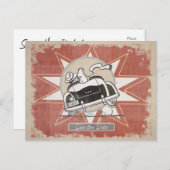 Retro Opslaan van de datum Briefkaarten | Leuk! (Voorkant / Achterkant)