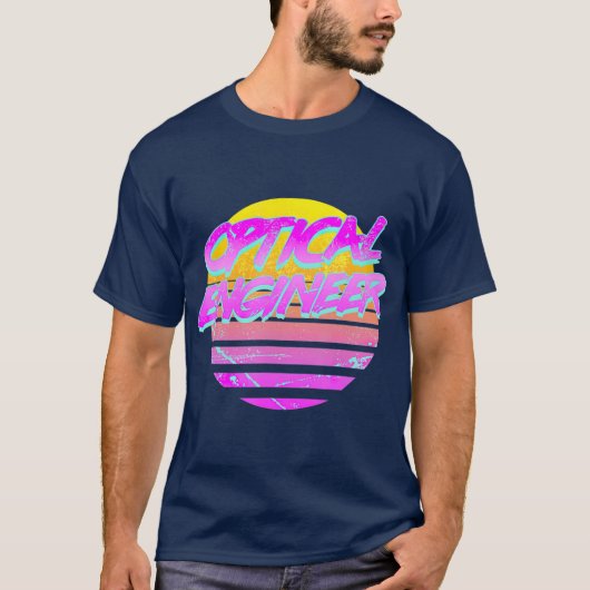  Retro Optical Engineer T-shirt (Voorkant)