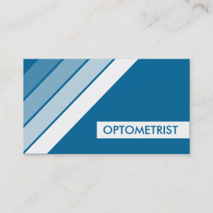 retro OPTOMETRIST Visitekaartje