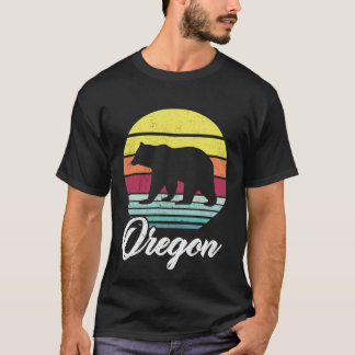  Retro OR Oregon Wildlife Beer Adventure T-shirt