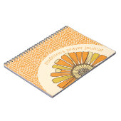 Retro Orange Floral Prayer Journal (Côté gauche)