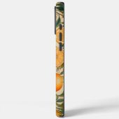Retro Orange Fruit Motif iPhone 16 Pro Max Coque (Verso / Gauche)