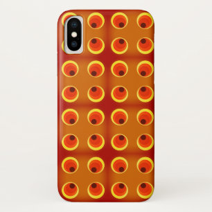 retro oranje 1970 Hoesje-Mate iPhone case