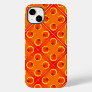 retro oranje 1970 Hoesje-Mate iPhone case