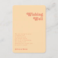 Retro Oranje bruiloft met goed afgeronde randen