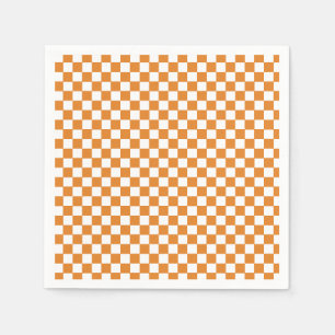 Retro Oranje Check Servet