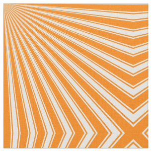 Retro Oranje Funky Sun Rays Achtergrond Stof