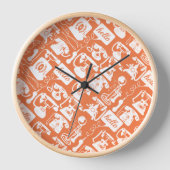 Retro Oranje of een kleurenpatroon (Voorkant)