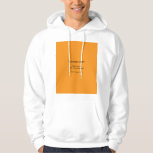 Retro Oranje Textuur – Zomer Vibes Kunst Hoodie