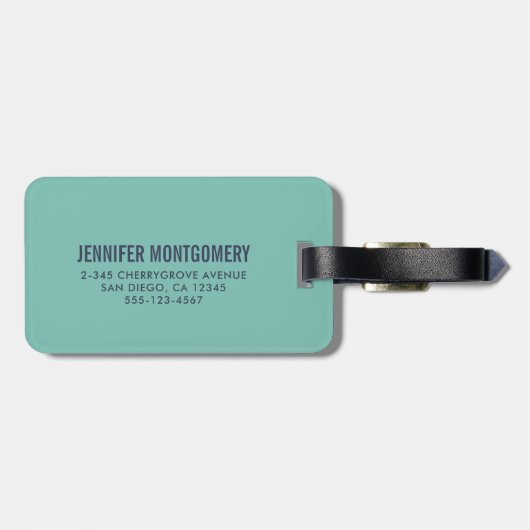 Retro Oranje vogels op afbeelding van vogelbomen Bagagelabel (Achterkant horizontaal)