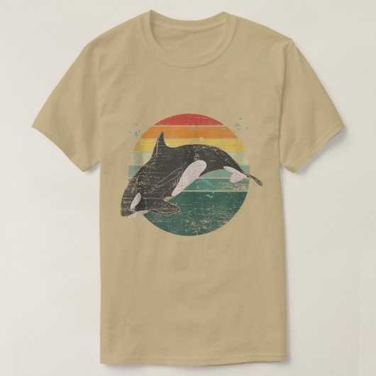 Retro Orca T-shirt (Design voorkant)