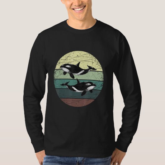 Retro Orca T-shirt (Voorkant)