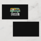 Retro Oregon Outdoor Hippie Van Natuur Visitekaartje (Voorkant / Achterkant)